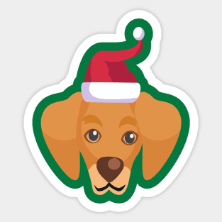 Funny Golden Retriever Dog Christmas 2020 Dog Lover Christmas Sticker